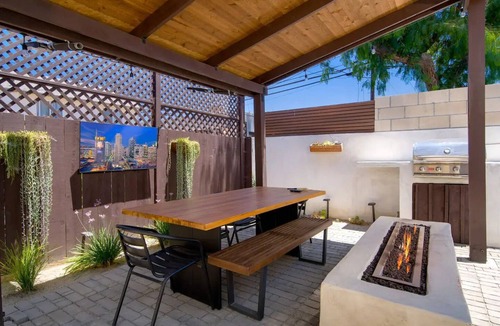 Normal Heights House | Spacious & Modern New Backyard 94 Walk Score