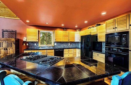 Angel Fire House | Spacious Mountain Cabin with Views, Deck, Second Living Area, New Hot Tub