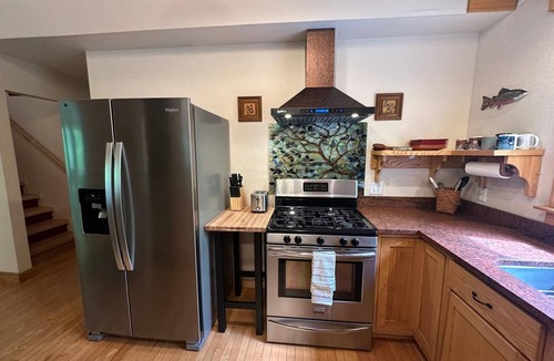 Suttons Bay Ski Chalet | Spacious, Private Suttons Bay Oasis in the Woods