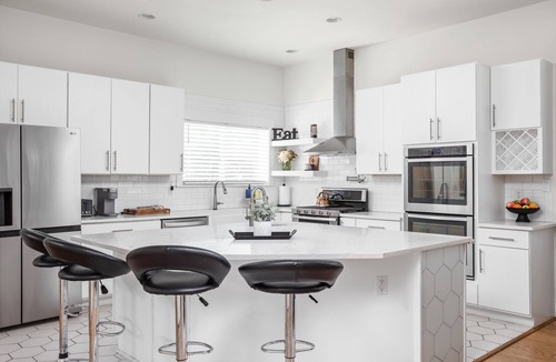 Fountain Square House | Spacious retreat w/theater & rooftop deck
