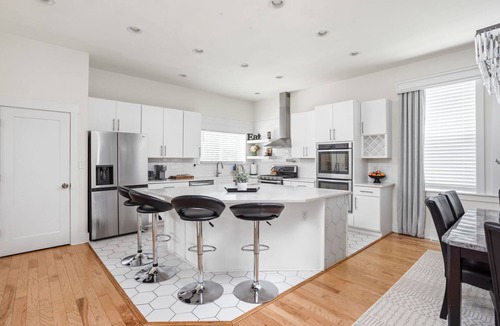 Fountain Square House | Spacious retreat w/theater & rooftop deck