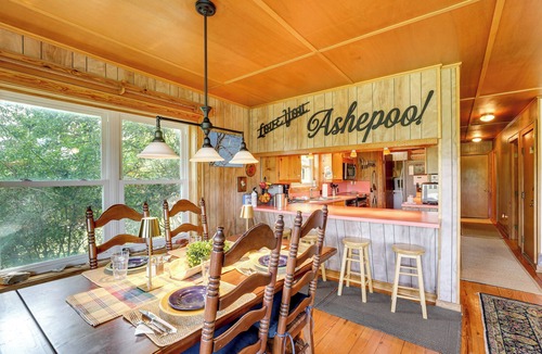 Green Pond House | Spacious Riverfront Cottage w/Dock in Green Pond!