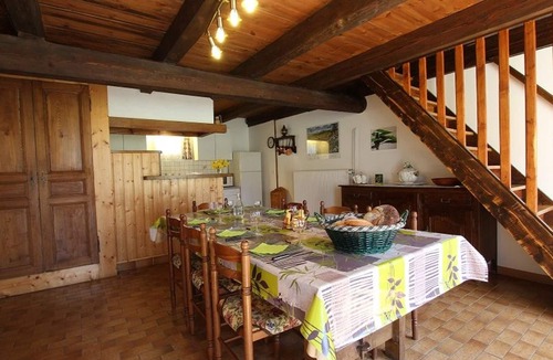 Araules Cottage | Spacious Stone House in Meygal Forest with Terraces, Fireplace, and Kids' Play Area