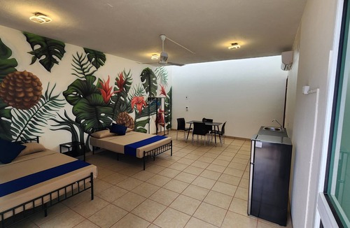 Puerto Escondido Apartment | Spacious studio with 2 beds and WiFi, AC in fabulous Puerto Escondido