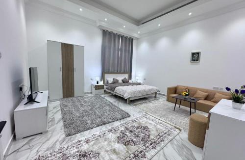 Abu Dhabi Apartment | Spacious studio 30 min from yas and airport
