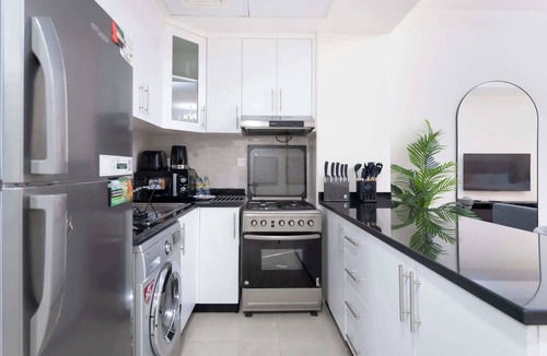 Jumeirah Village Circle Apartment | Spacious Studio Apartment with Balcony that Sleeps 4