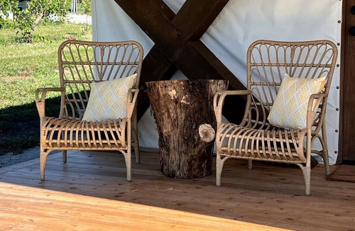 Burt County House | Spacious Tented Cabin Perfect for a Family of Four in Tekamah, Nebraska