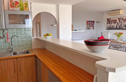 Plaine de la Brague Apartment | Spacious two bedroom apt with a large private roof terrace with panoramic view