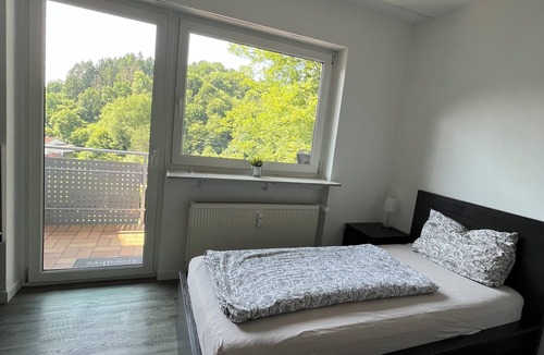 Kleinbreitenbach Apartment | Spacious vacation apartment with a view of the countryside