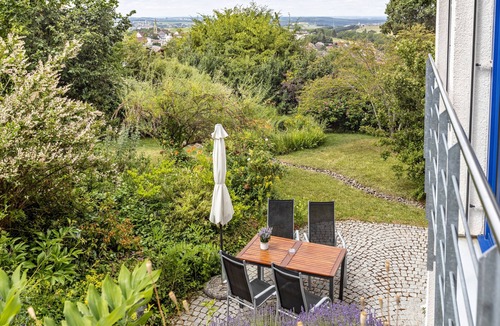 Denkingen Apartment | "Spacious vacation rental with a garden," private terrace, mountain views, and Wi-Fi