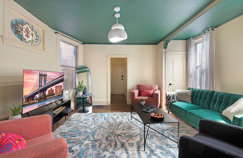 McGinley Square Apartment | Spacious Victorian with Parking Available