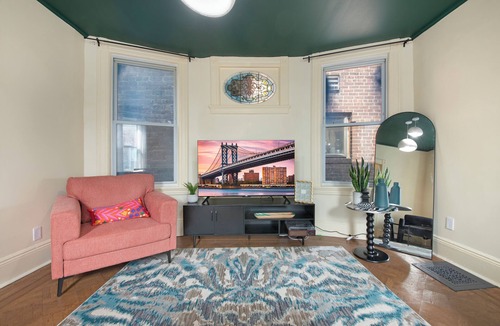 McGinley Square Apartment | Spacious Victorian with Parking Available