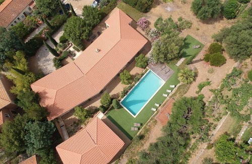 Bormes-Les-Mimosas Villa | Spacious villa with sea view and heated pool