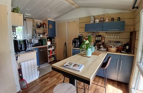 Chatillon-sur-Thouet House | Spacious Wooden Chalet with Terrace and Play Area