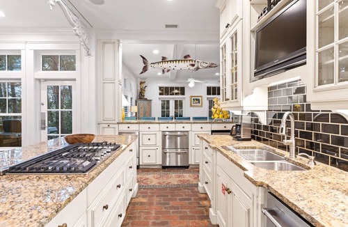 Cottage District House | Spacious Watercolor Estate with Pool Table, Ping Pong, and Private Beach Access
