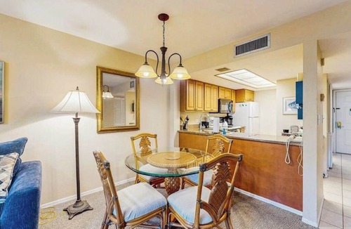 Park Shore Condo | Spacious, waterfront condo with outdoor pool, tennis, & volleyball