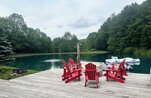 West Valley Ski Chalet | Spacious, Waterfront 5-bedroom chalet just outside of Ellicottville