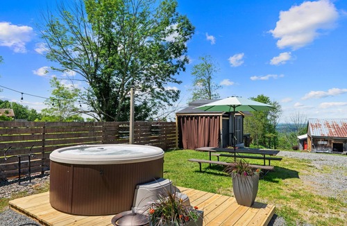 Orson House | Spacious Winter Retreat w/Hot Tub, Games, Fire Pit & Scenic Hilltop Views!