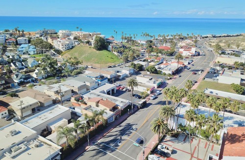 San Clemente House | Spanish-Style San Clemente Loft - King Bed, AC, Garage, Walk to North Beach