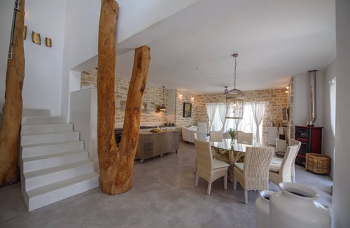 Pitsidia Villa | Special, in a quiet location, swimming pool, Jacuzzi, W-LAN, mountain panorama, near the SEA