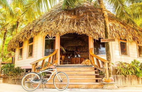 Thatch Caye Resort | Spectacular Ocean Views Cabana w/Private Roof Patio - A/C Included