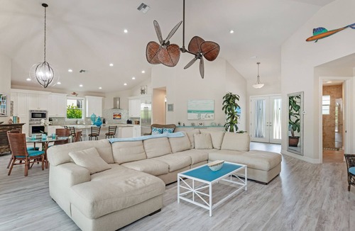 Royal Harbor House | Spectacular Waterfront Pool Home With Expansive Sundeck & Boat Dock Area