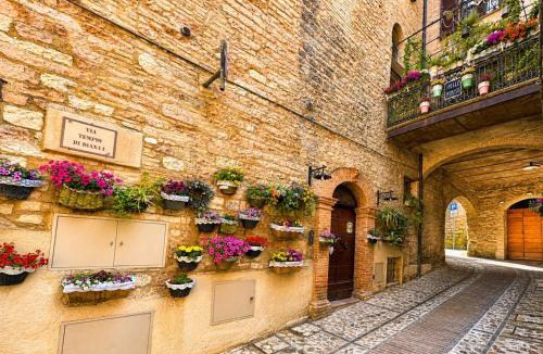 Spello Apartment | Spello House Patio