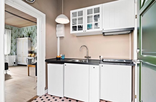Akirkeby Apartment | Spend a wonderful Bornholm holiday in this holiday apartment with historical flair.