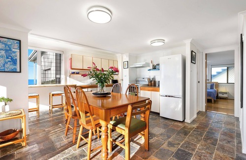 Yamba Apartment | Spindrift Lowerdeck with Beach and Ocean views! Couples paradise 1 bed.