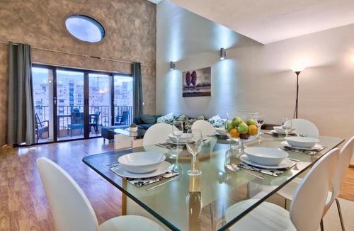 Paceville Apartment | Spinola Seafront 4-bedroom Duplex Apartment