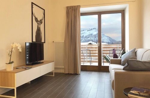Gionghi-Cappella Apartment | Splendid 4+2 attic with panoramic terrace overlooking the mountains (301)