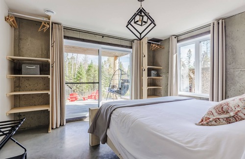 Trois-Rives Ski Chalet | Splendid Chalet A-FRAME * Breathtaking views and tranquility & SPA