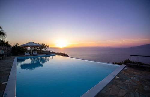 Kitries Villa | Splendid Messinia Resort Villa | Private Pool Mansion Sea View | Private Pool