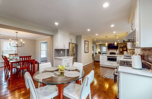 Potomac House | Sprawling Estate with Private Tennis Court & Outdoor Kitchen, Wood Fireplaces