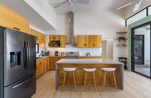 Potrero House | Sprawling Modern Property with a Tranquil Outdoor Living Space, swimming pool, and a private Casita