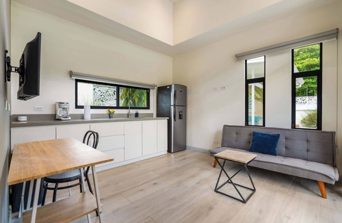 Potrero House | Sprawling Modern Property with a Tranquil Outdoor Living Space, swimming pool, and a private Casita