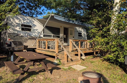 Cloyne House | Springdale Trailer at Bon Echo Family Campground | Rustic Stay w/Beach Access