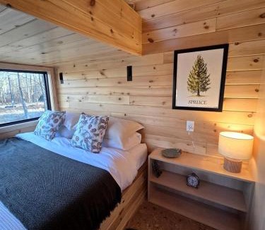Quakertown House | Spruce: Tranquil Modern Family Tiny Home Pod with 300-Acre Forest Views near Quakertown, Pennsylvania