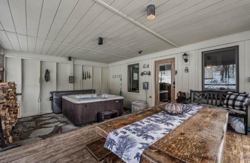 Berkeley Springs Ski Chalet | Sqyrls Nest - Hot Tub, Pet Friendly, Screen Porch, Grill, Wifi, Fire Pit, Deck, View, Family Friendly, Game Room, Shuffle Board, Wood Stove
