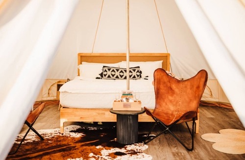 Klamath Falls RV Rental | Stargazer Bell Tent at The Rossetto Ranch