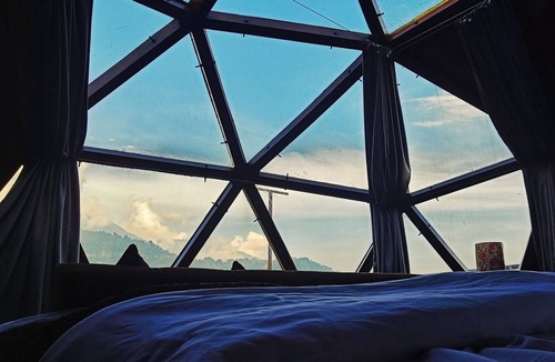 McLeod Ganj Cabin | Starlit Dome by Heaven's View B&B Mcleod Ganj 1st and only geodesic wooden dome.