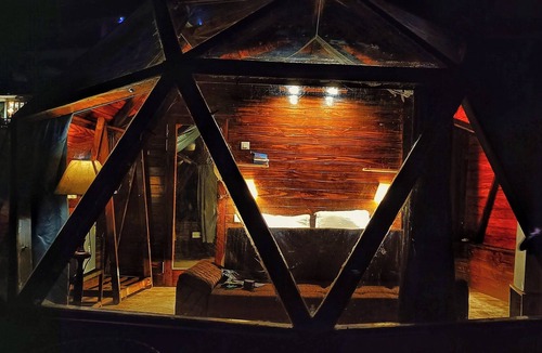 McLeod Ganj Cabin | Starlit Dome by Heaven's View B&B Mcleod Ganj 1st and only geodesic wooden dome.