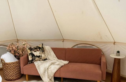 Boss House | Starlit Glamping Bell Tent Sanctuary Near Sinking Creek, Missouri