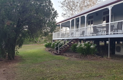 Gin Gin House | Station Masters Queenslander Country Home. Heritage charm meets modern luxury!