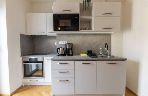 Zizkov Apartment | Stay Inn | A/C Contemporary Comfort-Stylish Base