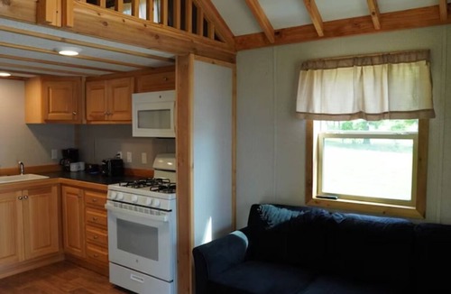 Pittsfield Cabin | Stay Steps from Pine Lake | Family Cabin & Scenic Grounds | Pool & Kid's Area