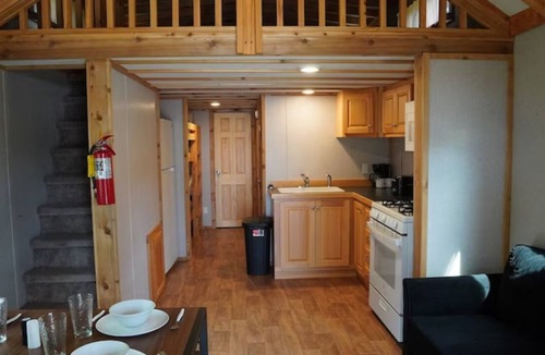Pittsfield Cabin | Stay Steps from Pine Lake | Family Cabin & Scenic Grounds | Pool & Kid's Area