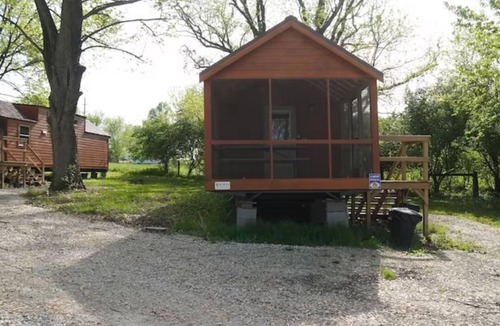 Pittsfield Cabin | Stay Steps from Pine Lake | Family Cabin & Scenic Grounds | Pool & Kid's Area