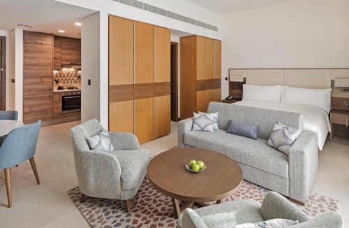 Dubai World Central Apartment | Staybridge Suites Dubai Al-Maktoum Airport by IHG