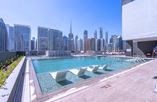 Business Bay Apartment | StayShort - Studio in 15 Northside Sleeps 2 with City Views